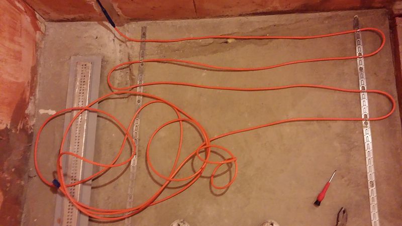 кабельный теплый пол